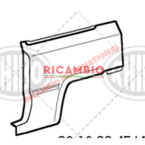 N/S Left Hand Rear Wing - Classic Fiat Panda - Classic Fiat Panda (1981 to 2002)