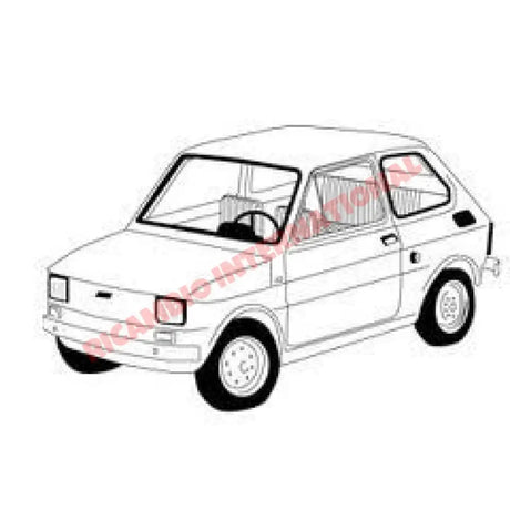 N/S Left Outer Door Skin - Fiat 126 - Body Parts