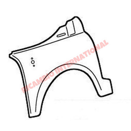 N/S Left Outer Front Wing - Classic Fiat 500D - Body Panels