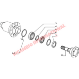 N/S Rear Diff Oil Seal - Lancia Delta Integrale - Clutch and Transmission Parts