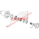 N/S Rear Diff Oil Seal - Lancia Delta Integrale - Clutch and Transmission Parts