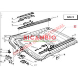 N/S Sunroof Support - Fiat Tipo & Lancia Dedra - Tipo & Tempra