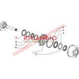 O/S Front Driveshaft Seal - Lancia Delta Integrale - Clutch and Transmission Parts