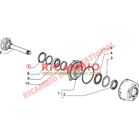 O/S Front Driveshaft Seal - Lancia Delta Integrale - Clutch and Transmission Parts
