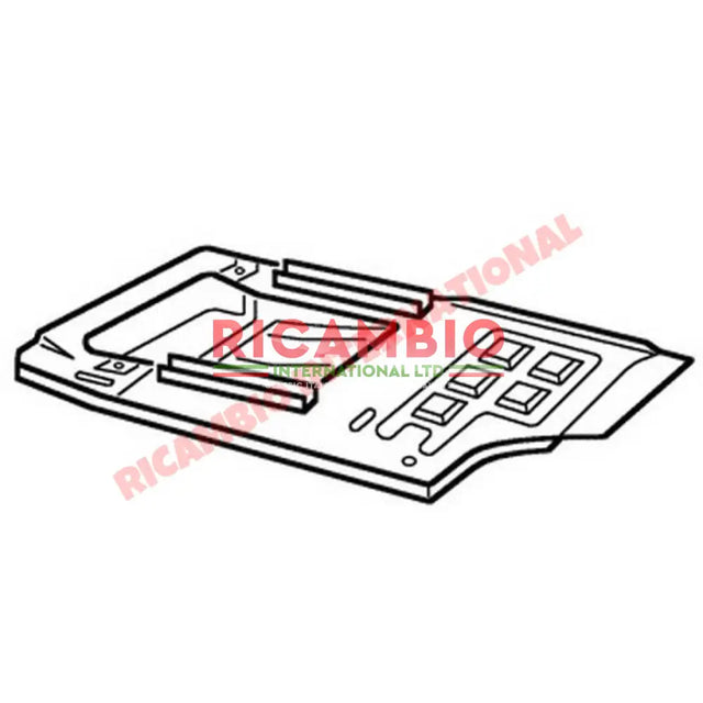 O/S Right Floor Panel - Classic Fiat 500 - Body Panels