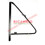 O/S Right Hand Black Quarter Light Frame - Fiat 126 - Bumpers & Assorted Exterior Trim