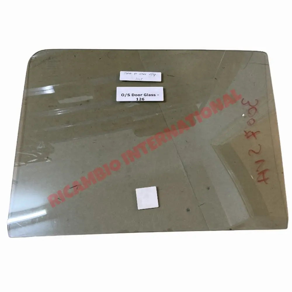 O/S Right Hand Door Glass - Fiat 126 - Windows & Seals