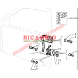 O/S Right Hand Door Lock Catch - Fiat Cinquecento - Handles - Locks and Catches
