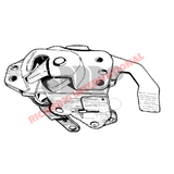O/S Right Hand Door Lock Mechanism - Classic Fiat Panda - Handles - Locks and Catches