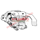 O/S Right Hand Door Lock Mechanism - Classic Fiat Panda - Handles - Locks and Catches