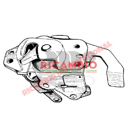 O/S Right Hand Door Lock Mechanism - Classic Fiat Panda - Handles - Locks and Catches