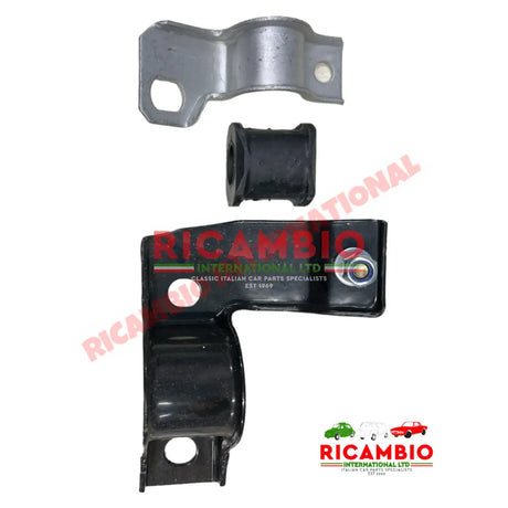 O/S Right Hand Front Anti Roll Bar Bracket & Bush Kit - Fiat Cinquecento,Seicento - Steering - Shaft & Suspension