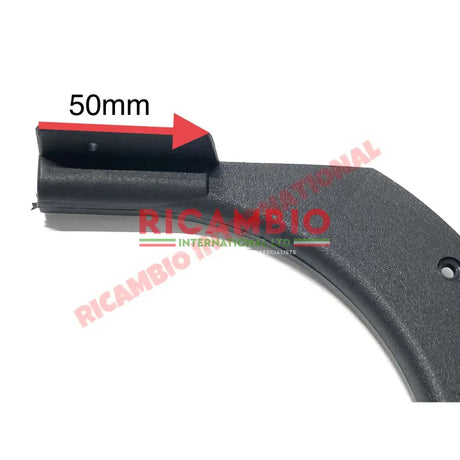 O/S Right Hand Front Carpet Trim & Screws (50mm fitting) - Classic Fiat Panda - Accessories & Interior Parts