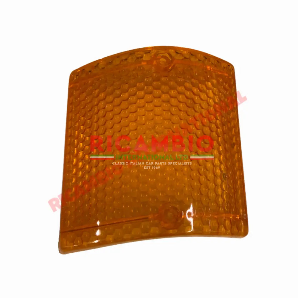 O/S Right Hand Front Indicator Lamp Lens Cover AMBER - Fiat 128 - Lights - Lamps and Lenses
