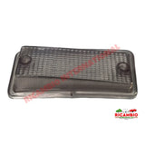 O/S Right Hand Front Indicator Lamp Lens Smoked White - Fiat 126 all - Lights - Lamps & Lenses