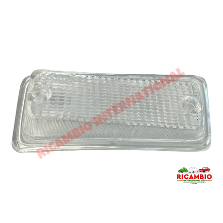O/S Right Hand Front Indicator Lamp Lens White - Fiat 126 all - Lights - Lamps & Lenses