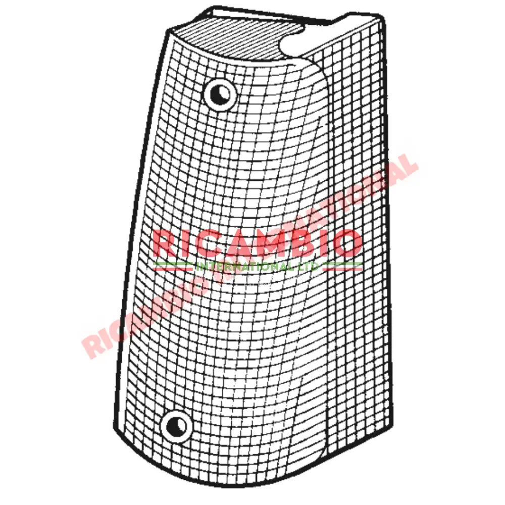 O/S Right Hand Front Indicator Lens White - Classic Fiat Panda - Lighting