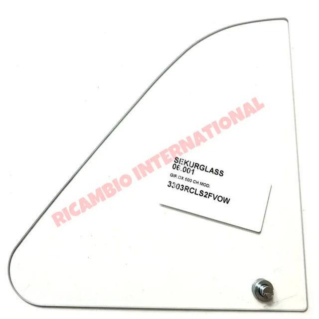 O/S Right Hand Front Quarter Light Glass - Classic Fiat 500 - Glass & Associated Parts