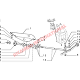 O/S Right Hand Front Tie Bar Support Bracket - Classic Fiat Panda - Suspension and Related Parts