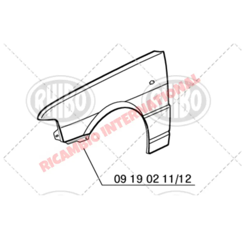 O/S Right Hand Front Wing - Fiat Uno MK2 - Body Part & Panels
