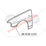 O/S Right Hand Front Wing - Fiat Uno MK2 - Body Part & Panels