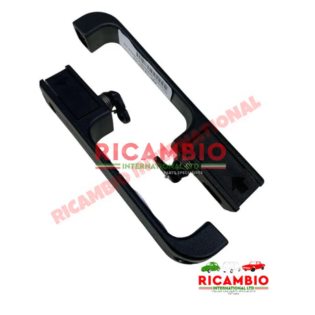 O/S Right Hand Inner Door Opening Handle (BLACK) - Classic Fiat Panda - Accessories & Interior Parts