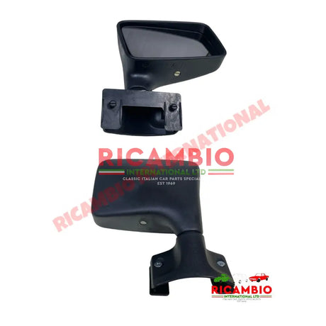 O/S Right Hand Mirror Gasket & Fittings - Fiat 126 - Mirrors