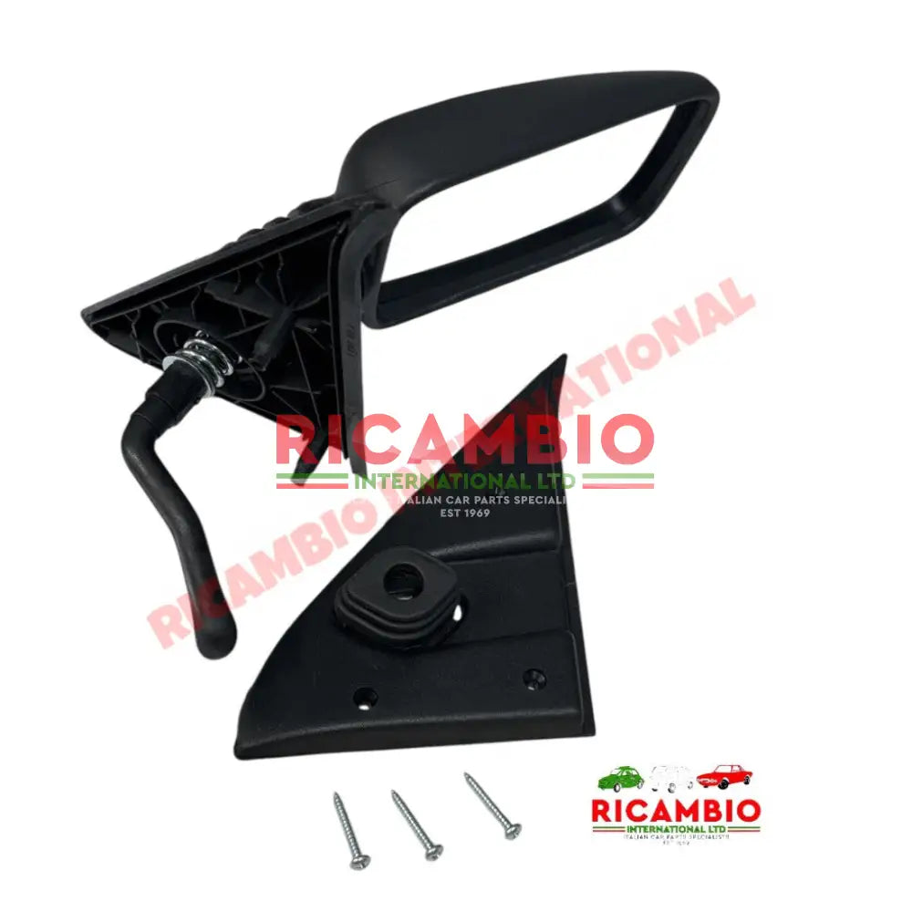 O/S Right Hand Mirror Remote Adjustable INC FITTINGS- Classic Fiat Panda - Mirrors