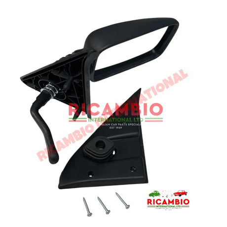 O/S Right Hand Mirror Remote Adjustable INC FITTINGS- Classic Fiat Panda - Mirrors
