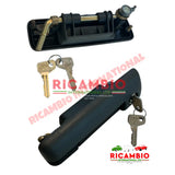 O/S Right Hand Outer Door Handle & Keys - Fiat 127 S3 - Handles - Locks and Catches