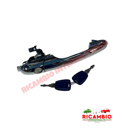 O/S Right Hand Outer Door Handle & Keys (No Remote Central Locking) - New Fiat 500 - Handles - Locks and Catches