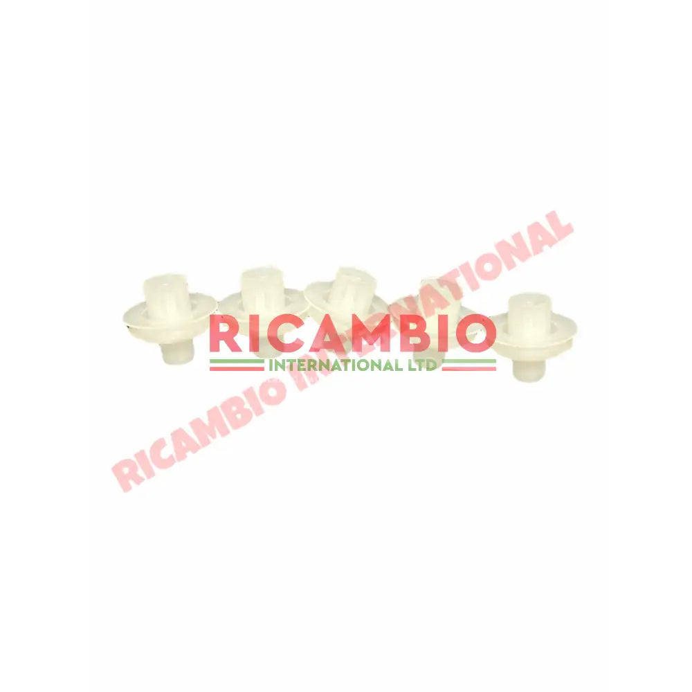 O/S Right Hand Outer Door Moulding & Clips - Classic Fiat Panda - Exterior Trim