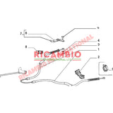 O/S Right Hand Rear Brake Lever - Classic Fiat Panda Uno - Rear Brakes and Related Parts