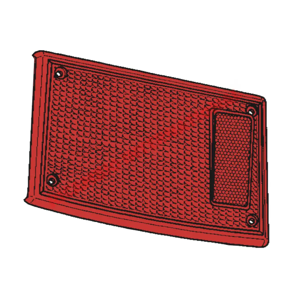 O/S Right Hand Rear Lamp Lens Red - Fiat X19 - Fiat X19 - Lamps & Lighting