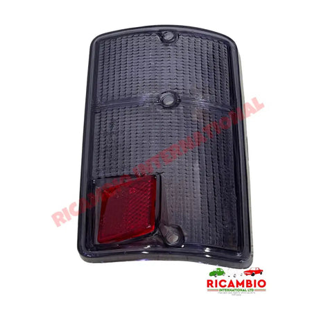 O/S Right Hand Rear Lamp Lens Smoked - Fiat 126 Air Cooled - Lights - Lamps & Lenses