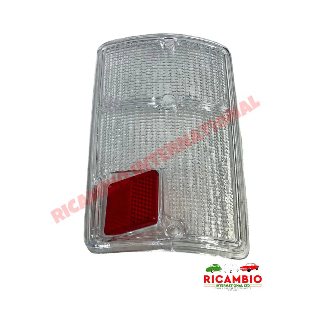 O/S Right Hand Rear Lamp Lens White - Fiat 126 Air Cooled - Lights - Lamps & Lenses