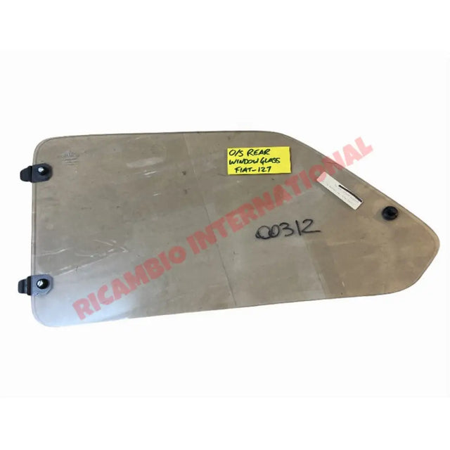 O/S Right Hand Rear Quarter Glass - Fiat 127 - Windows and Seals