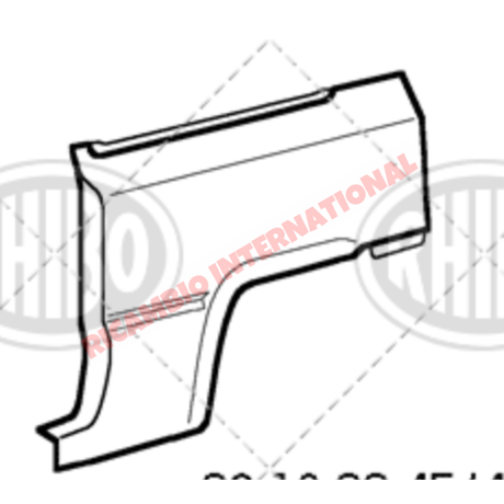 O/S Right Hand Rear Wing - Classic Fiat Panda - Classic Fiat Panda (1981 to 2002)
