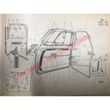 O/S Right Hand Window Winder Regulator - Classic Fiat 500 - Glass & Associated Parts