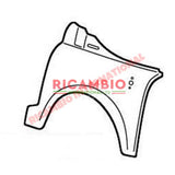 O/S Right Outer Front Wing - Classic Fiat 500D - Classic Fiat 500 Parts & Spares