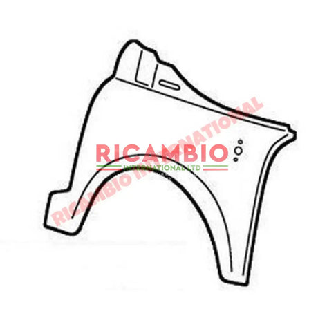 O/S Right Outer Front Wing - Classic Fiat 500D - Classic Fiat 500 Parts & Spares