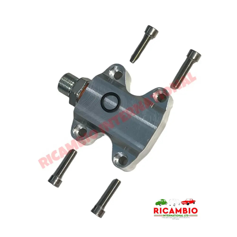 Oil Cooler Adaptor to Timing Cover - Classic Fiat 500 126 - Modifications