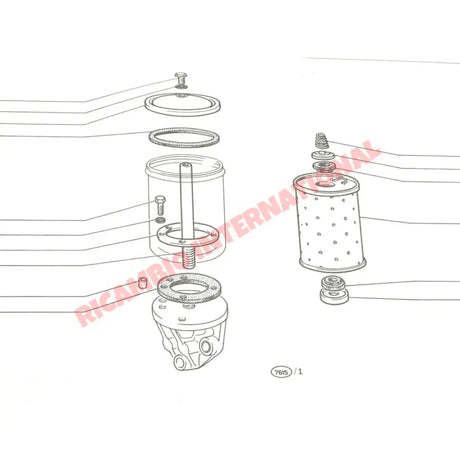 Oil Filter Cartridge Refill - Fiat 600 Multipla - Service Items