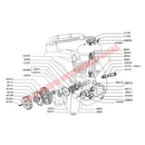 Oil Pickup Rubber Suction Seal - Classic Fiat 500 126 - Gaskets & Oil Seals
