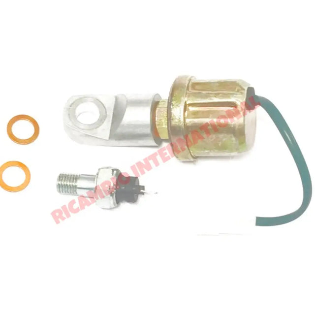 Oil Pressure Gauge Sender & Warning Light Switch Kit - Classic Fiat 500 126 850 - Mechanical & Engine Parts