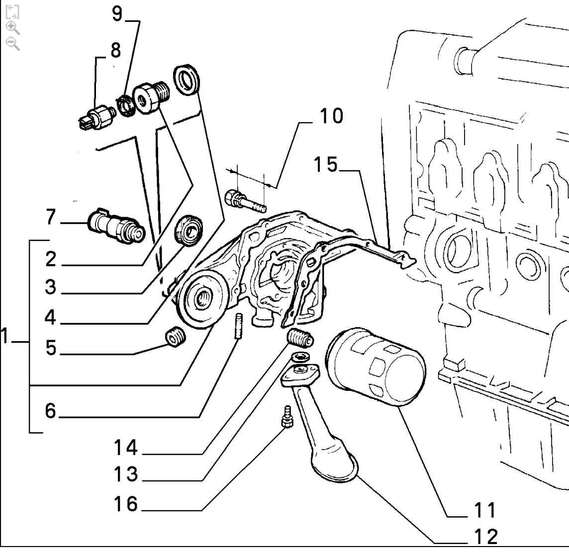Oil Pressure Switch - Classic Fiat Panda - oil pressure