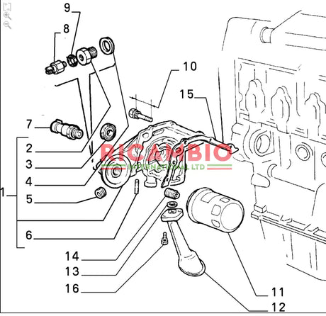 Oil Pressure Switch - Classic Fiat Panda - oil pressure
