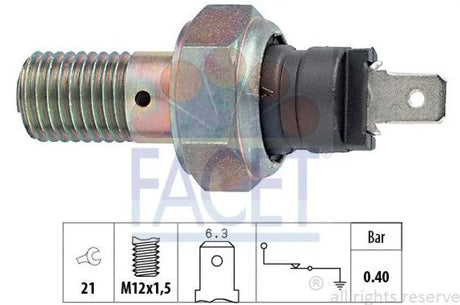 Oil Pressure Switch - Fiat 850,Autobianchi A112 - Engine and Mechanical Parts