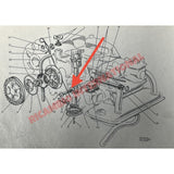 Oil Pressure Valve Spring - Classic Fiat 500 Giardiniera Autobianchi Panoramica