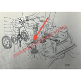 Oil Pressure Valve Spring - Classic Fiat 500 Giardiniera Autobianchi Panoramica